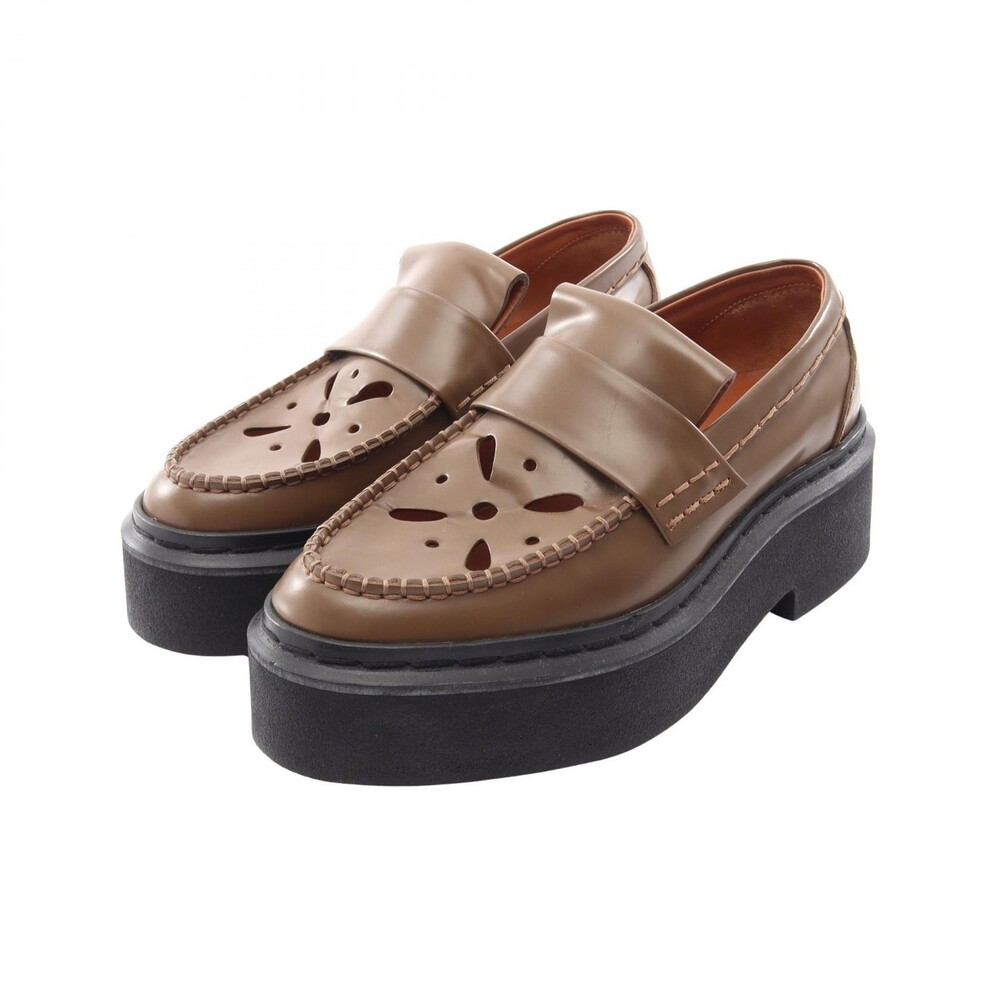 Celine Cutwork Platform Loafers Shoes #351120C45B